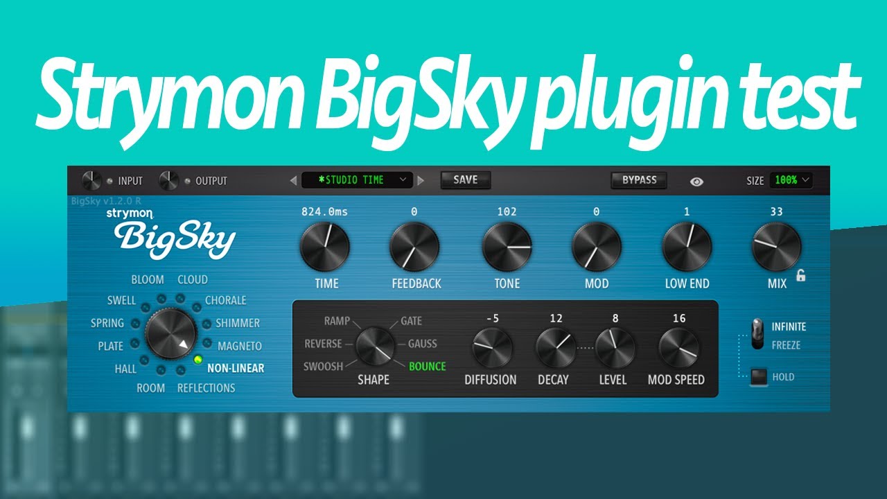 Strymon BigSky plugin sound test