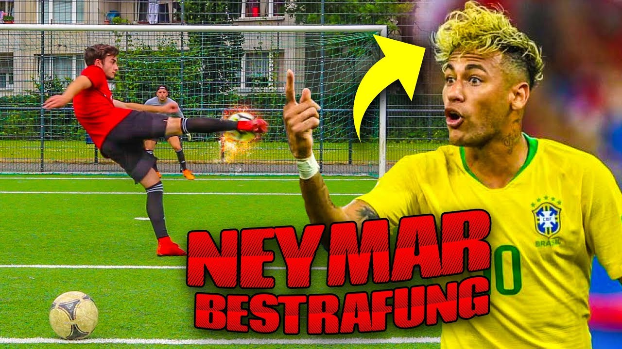 EXTREME FUßBALL CHALLENGE + NEYMAR HAARE BESTRAFUNG!!