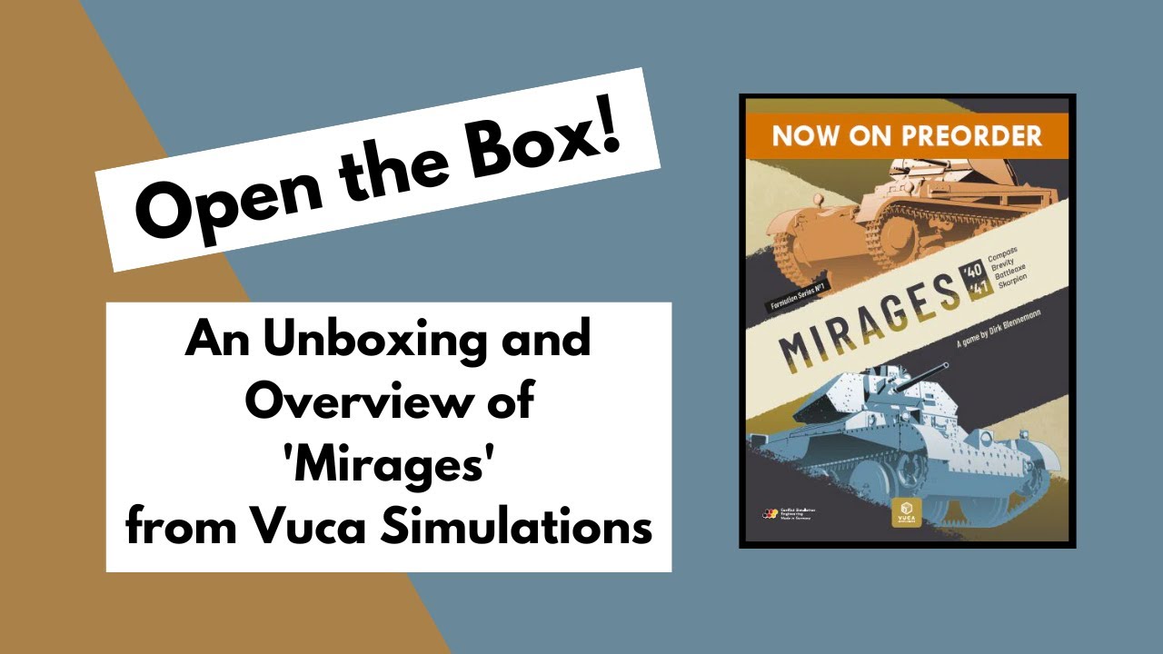 Откройте коробку! Распаковка «Миражей» от Vuca Simulations