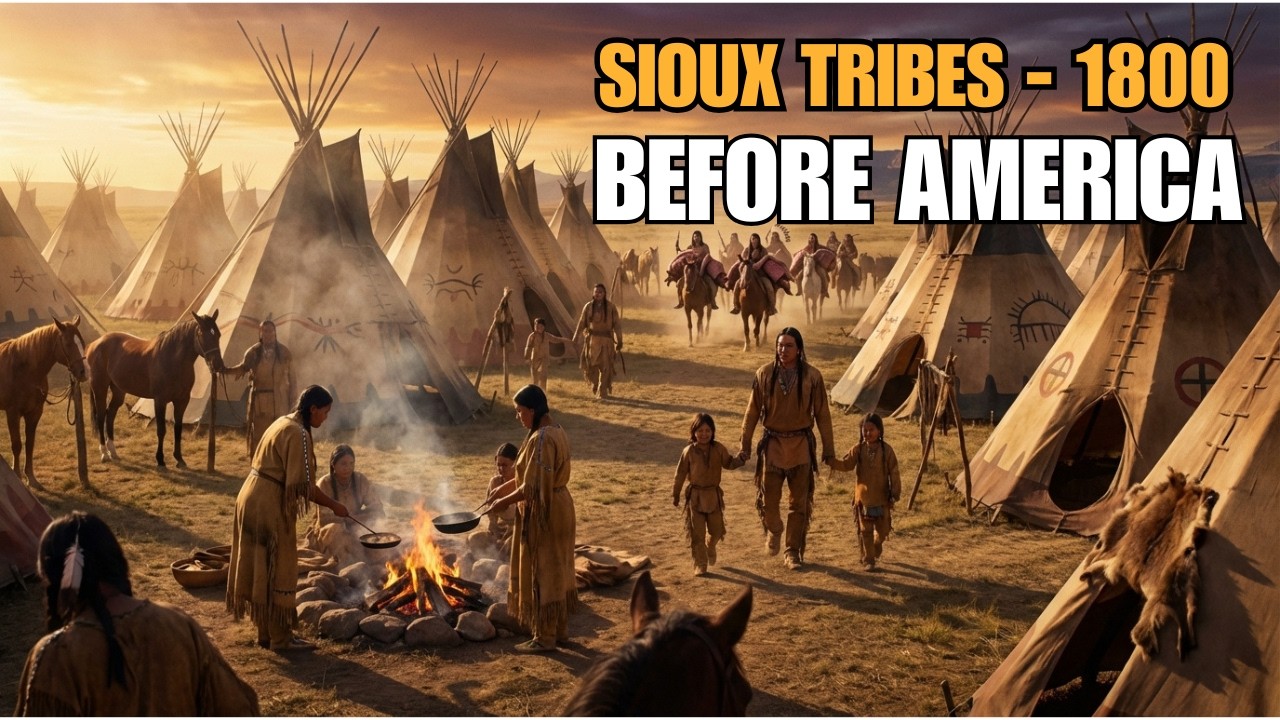 The Sioux in 1800 — What It Really Looked Like (AI Reconstruction)