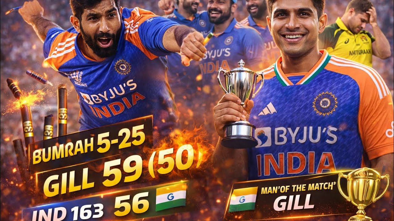 India Humiliate Australia by 107 Runs! T20 Thriller 🏏