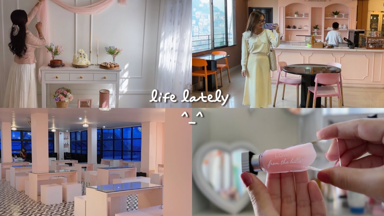 hello youtube💗 aesthetic savana haul, cafe hopping in Aizawl, Crumble, Naamy, Ordinary Cafe 🧁🫖