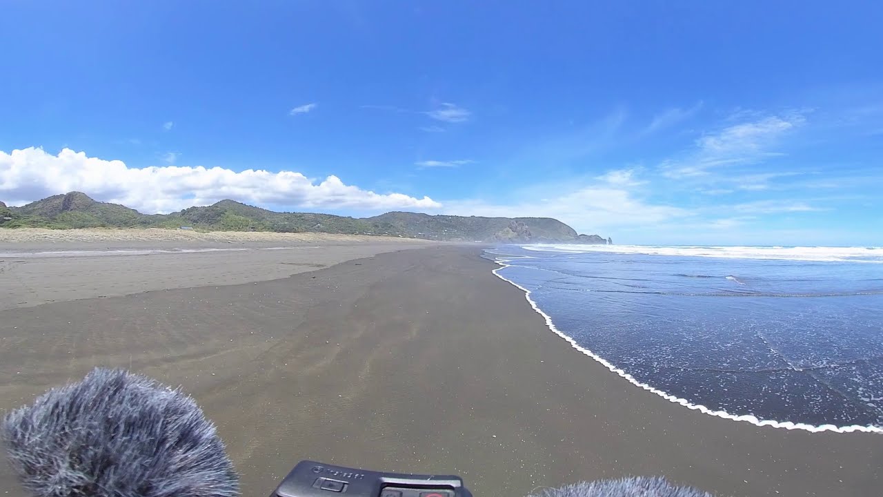 Piha Beach walkthrough 360 degrees music video / Auckland 360 / New Zealand 360 degrees video