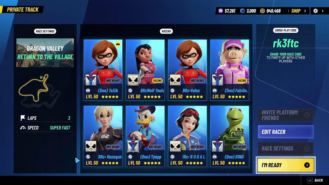 Speedstorm Divisions