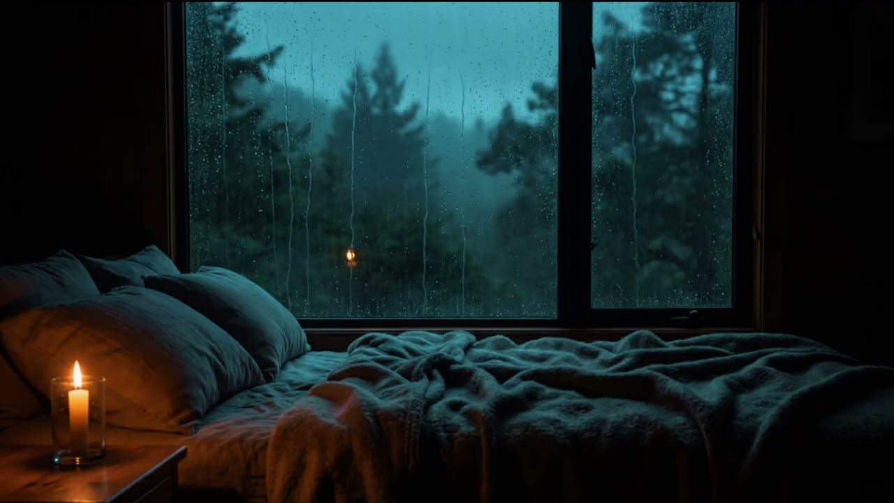 Instant Sleep with Gentle Rain Sounds (No Thunder)