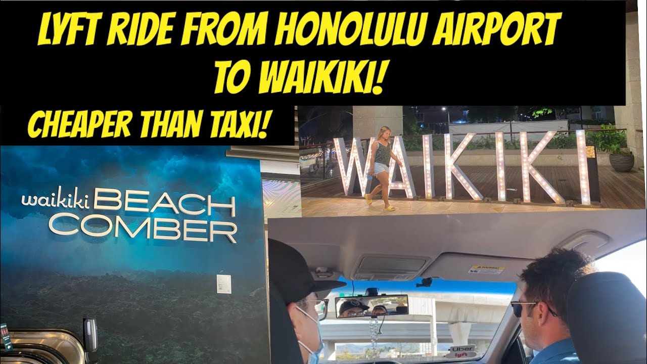 DANIEL K. INOUYE INTERNATIONAL AIRPORT TO Waikiki Beachcomber By Outrigger|LYFT RIDE|RUBY WONDERS💛