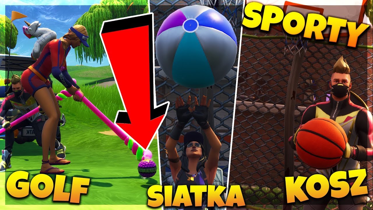 🏀 *KOSZYKÓWKA, GOLF I SIATKÓWKA*! NOWE SPORTY! - FORTNITE z MANOYEK! | #99