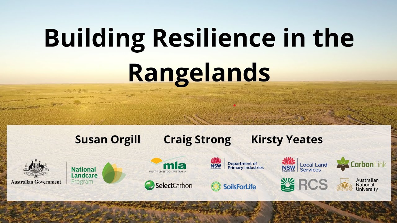 Building Resilience in the Rangelands