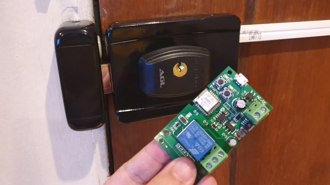 Sonoff Pulso + Fechadura eletrônica AGL e automatização com dispense de água com Solenóide
