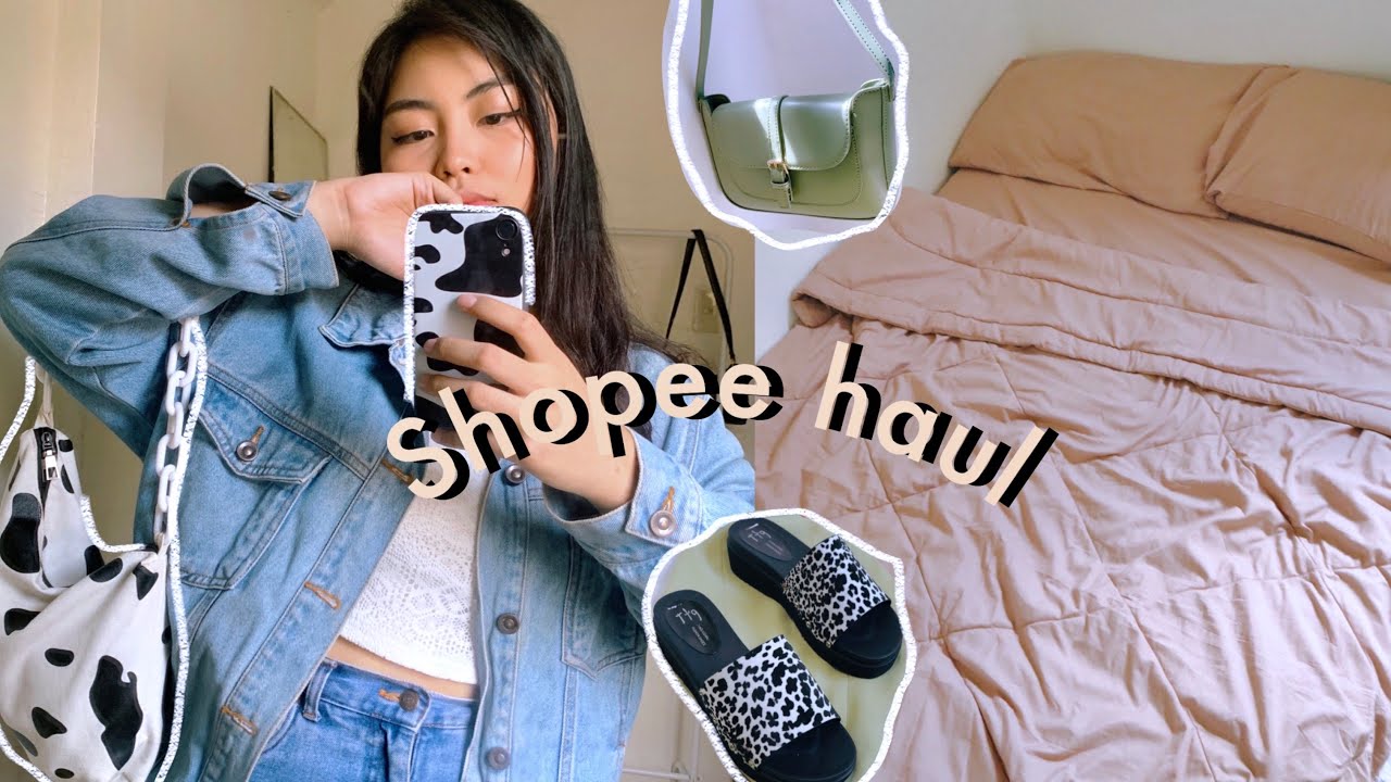 SHOPEE HAUL (clothing, bags & room decor!)🌞🥑