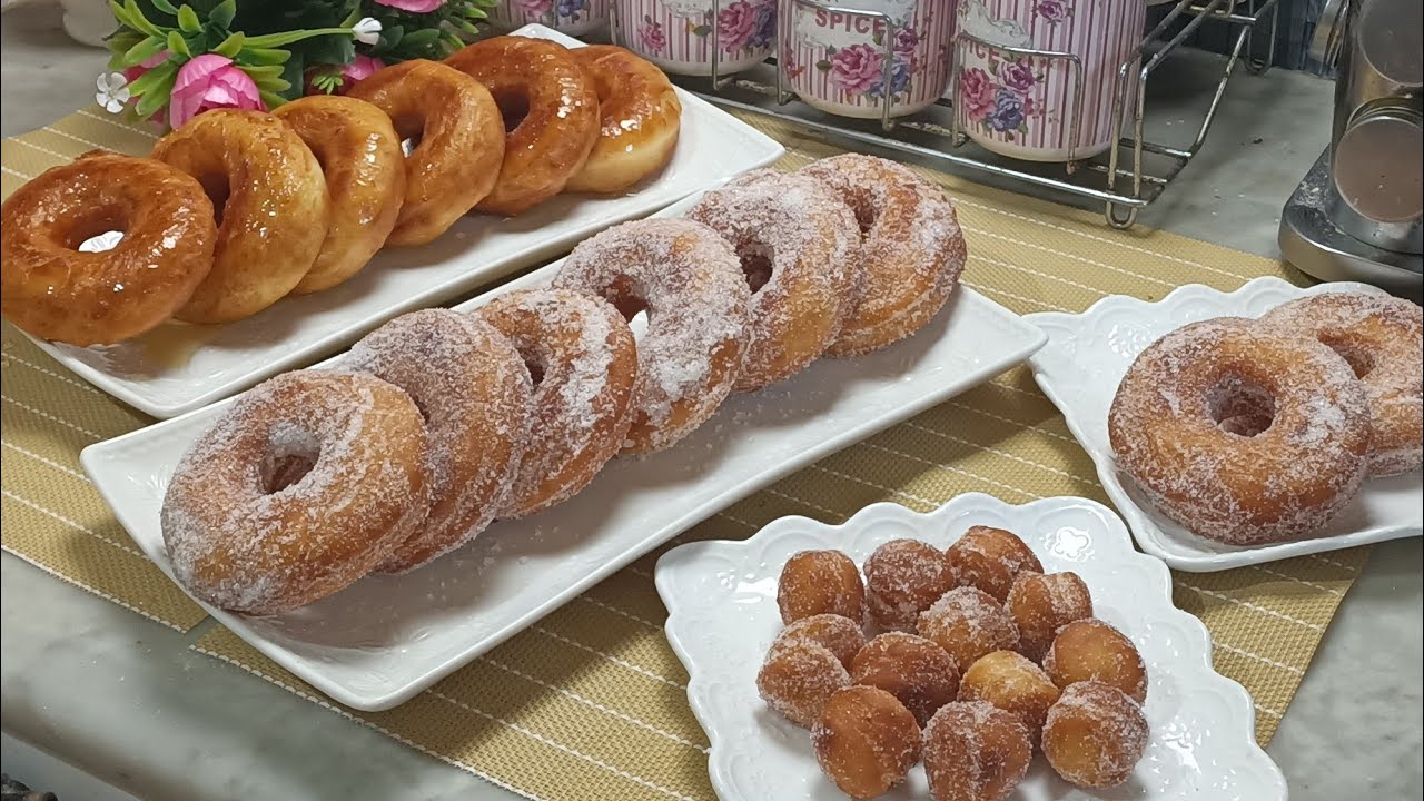 كعيكعات 🥯، فورية  بدون عجن بدون تعب بدون تخمير  خفاف ريشة متشبعوش منهم روعة ⁦🇩🇿⁩.سلطانة الحلويات
