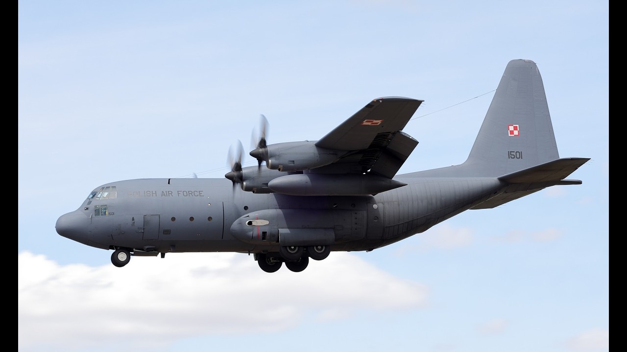 Lockheed C-130E Hercules czyli. Dźwięk samolotu na wysokości 15.000 stóp 19.02.2026