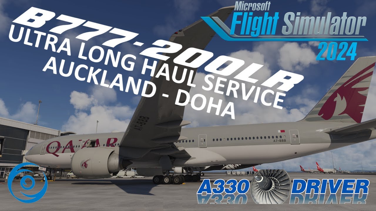 PMDG 777-200LR FIRST FLIGHT | ULTRA LONG HAUL from AUCKLAND to DOHA | Real Airline Pilot