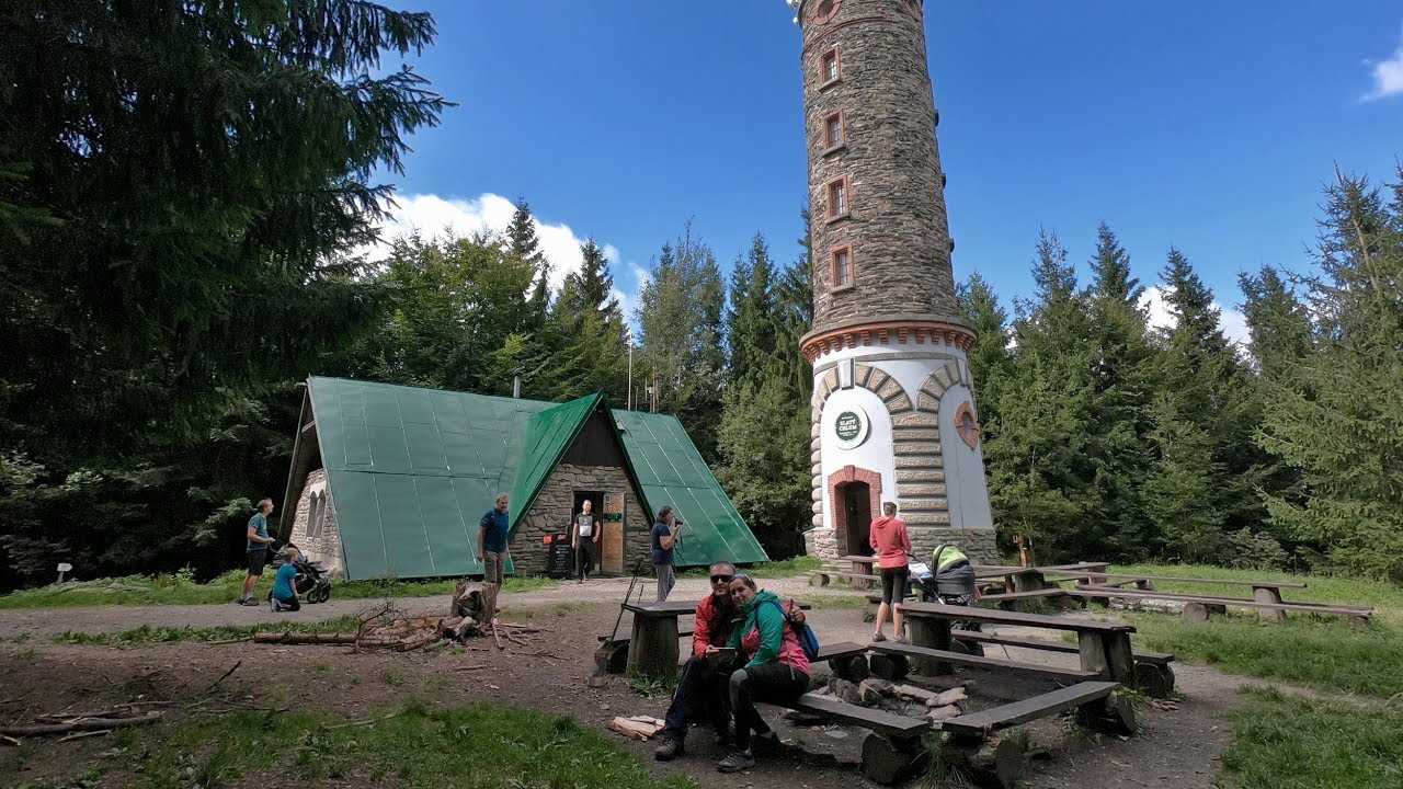 Rozhledna Zlatý Chlum, Jeseník, Červenohorské Sedlo – 13.9.2019  ( video 4K )