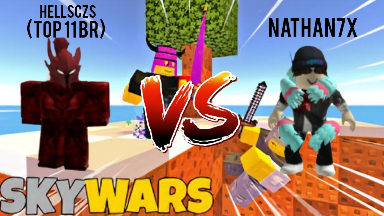 Hellsczs (TOP 11 BR) VS Nathan7x [ROBLOX | SKYWARS🇧🇷]