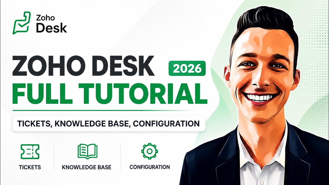 Полное руководство по Zoho Desk 2026 || Тикеты, База знаний, Настройка