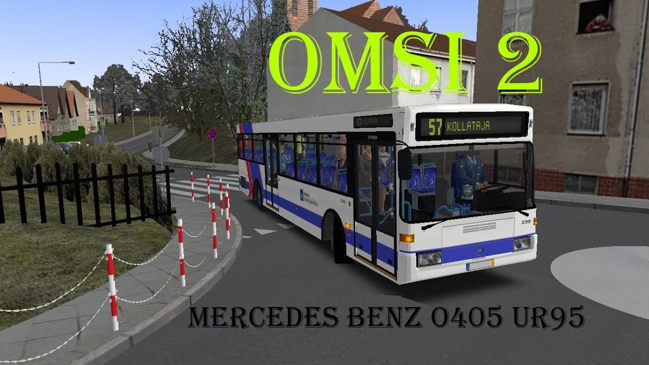 OMSI 2- Map Projekt Szczecin viagem com Mercedes Benz O405 UR95 (PORTUGAL)
