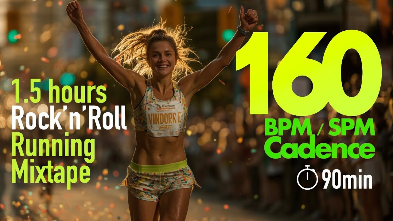 60-Minute 160BPM Rock ’n’ Roll Running Music | Classic Energy for Endurance & Pace Training