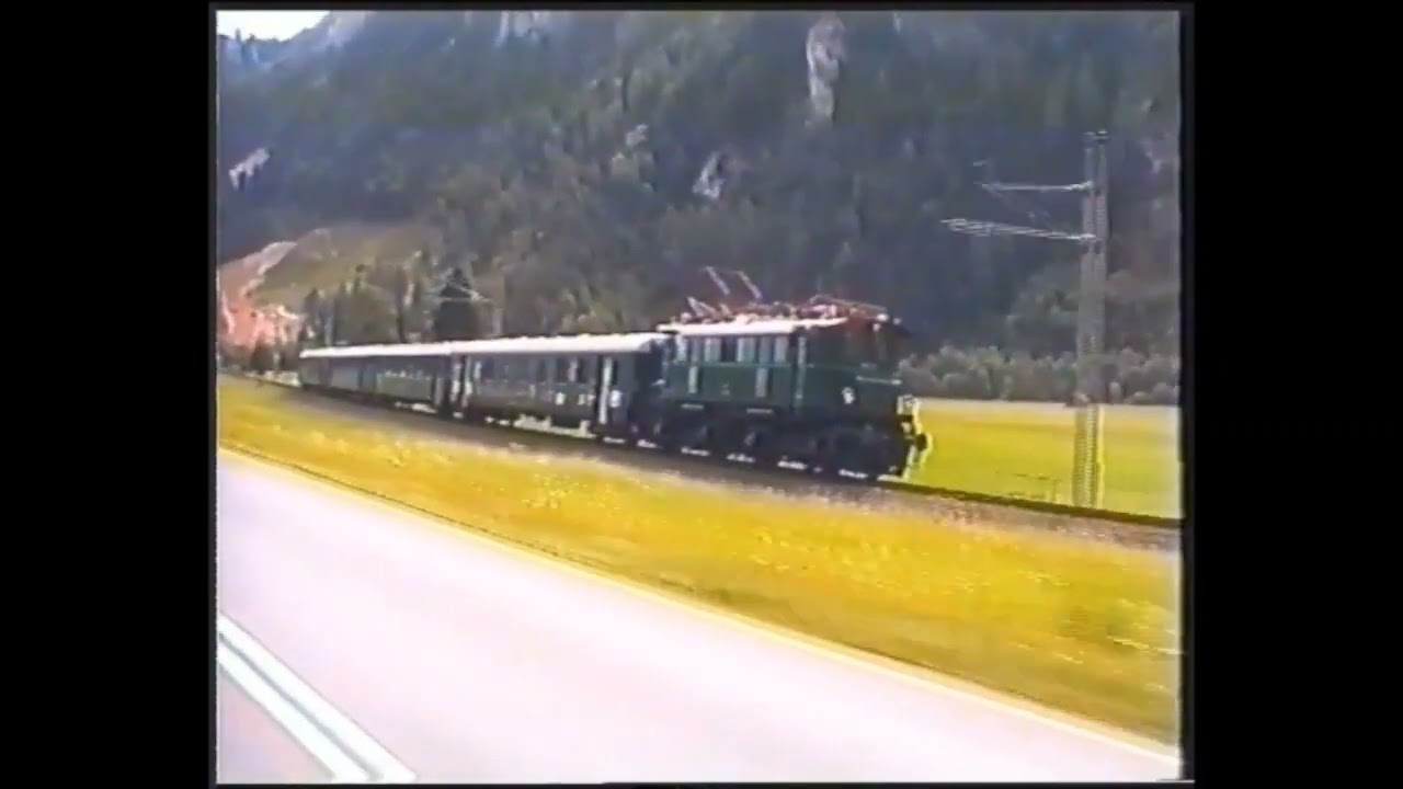 Führerstandsmitfahrt ÖBB 1245.05 Bad Gastein - Bischofshofen, August 1999, ENV-Archiv Mayr