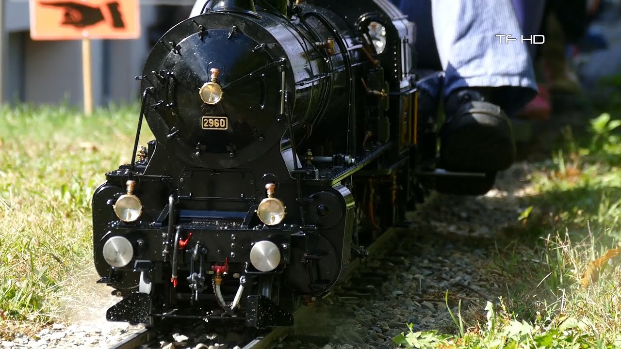 Modelleisenbahn - Gartenbahn 5Zoll mit Dampflok Elefant der SBB C 5/6 2960