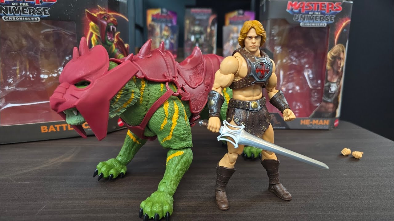 Hands-On Unboxing of MOTU Chronicles He-Man & Battle Cat - Movie Figures FIRST LOOK!