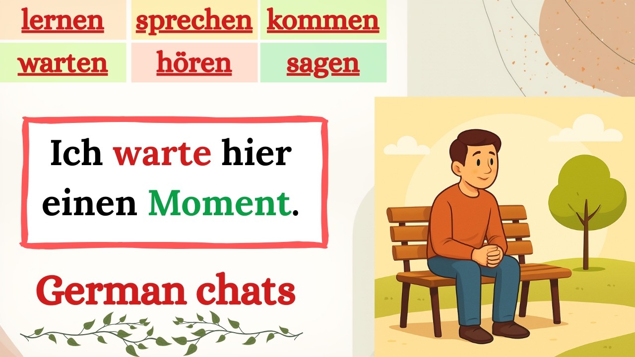 Deutsch schnell sprechen 🚀 | 110 einfache deutsche Sätze