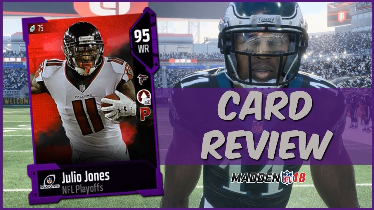 MUT 18 Card Review | Playoffs Julio Jones Gameplay + Card Review