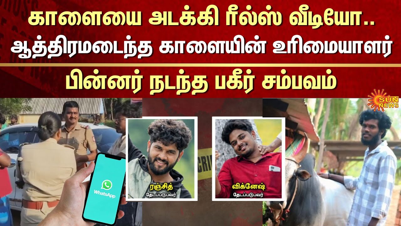Shocking Incident | Pudukottai | Jallikattu Issue | Reels Video | Police | Sun News