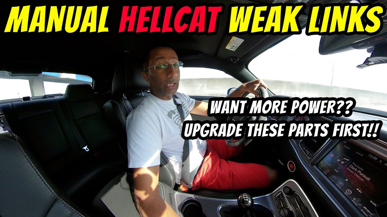 Слабые места в двигателе Hellcat с механической коробкой передач — если вы хотите увеличить мощно...