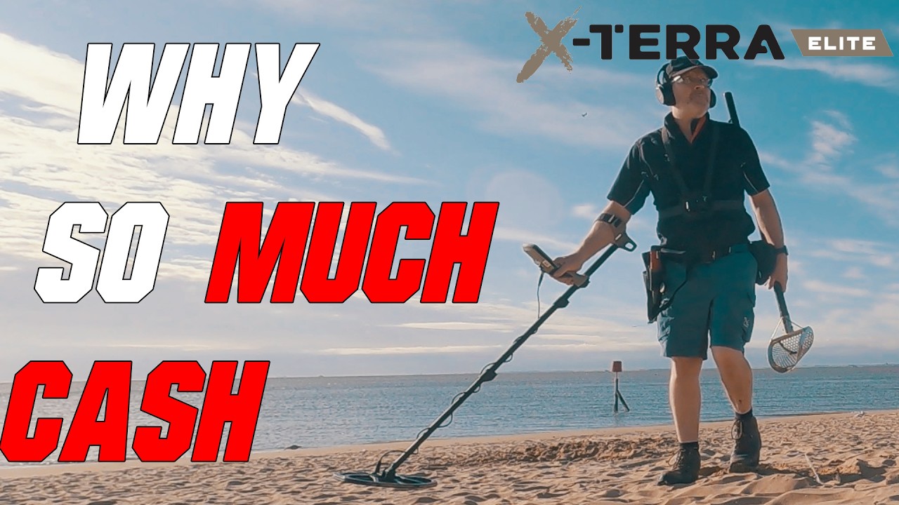 Minelab X-Terra ELITE | Metal Detecting on the Beach.