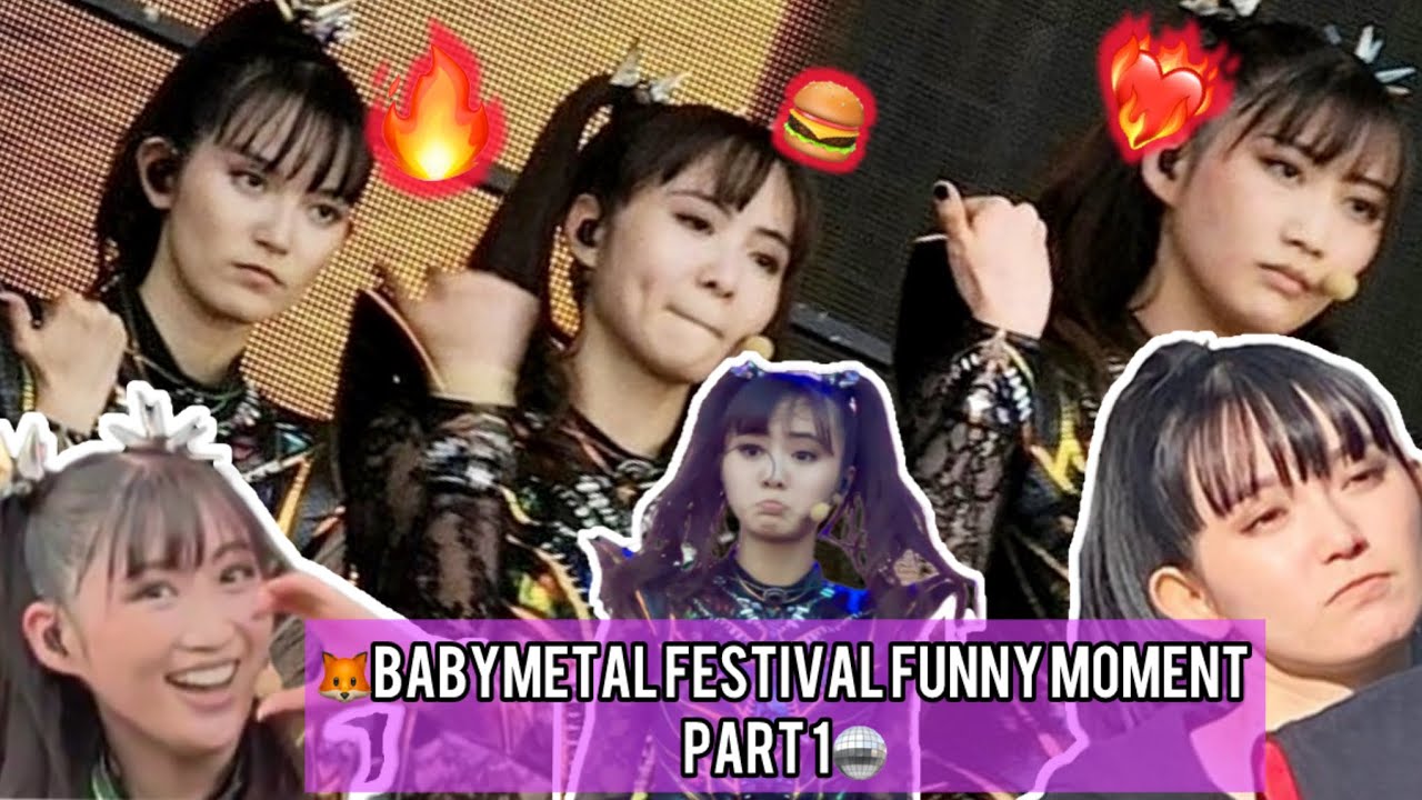 BABYMETAL - 🪩Funny moments compilation on Festival 2024💞PART1 🔥 (FANCAM)