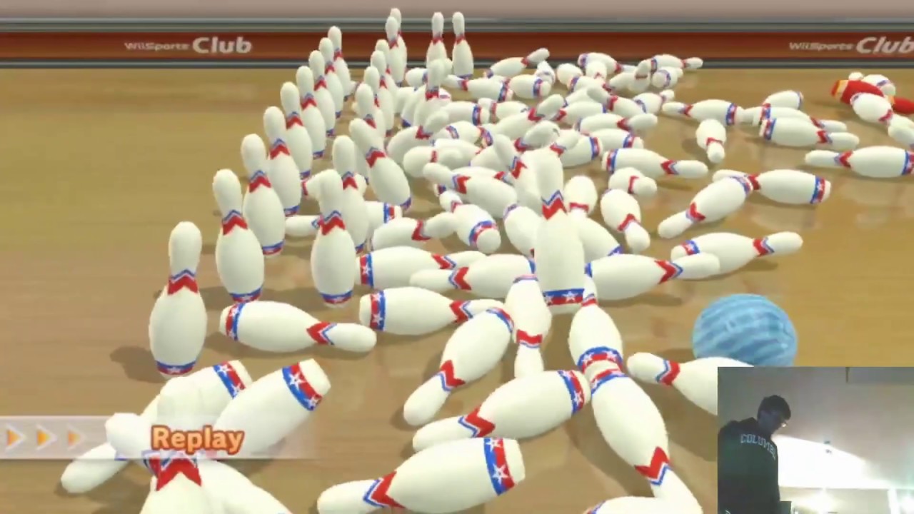 I played wii sports bowling online with Eckleo
