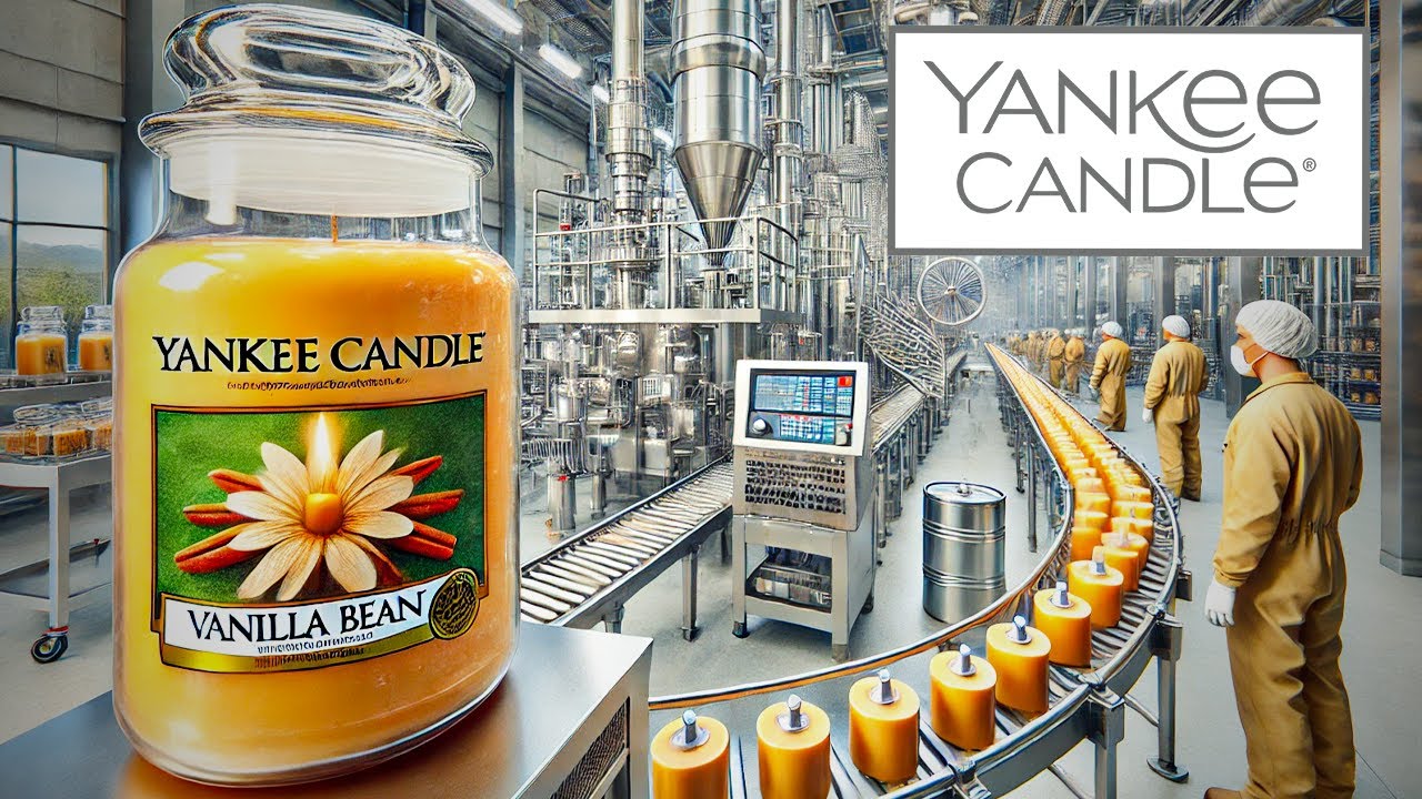 How America’s Favorite YANKEE CANDLES are Made in the Factory