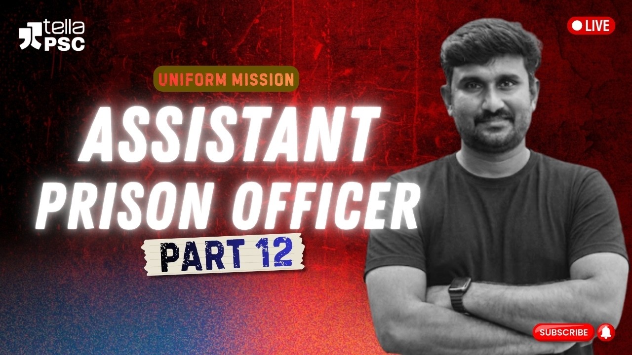 Assistant Prison Officer മുൻവർഷ ചോദ്യങ്ങളിലൂടെ... Part 11 | Tella PSC | Live| Tella PSC Live