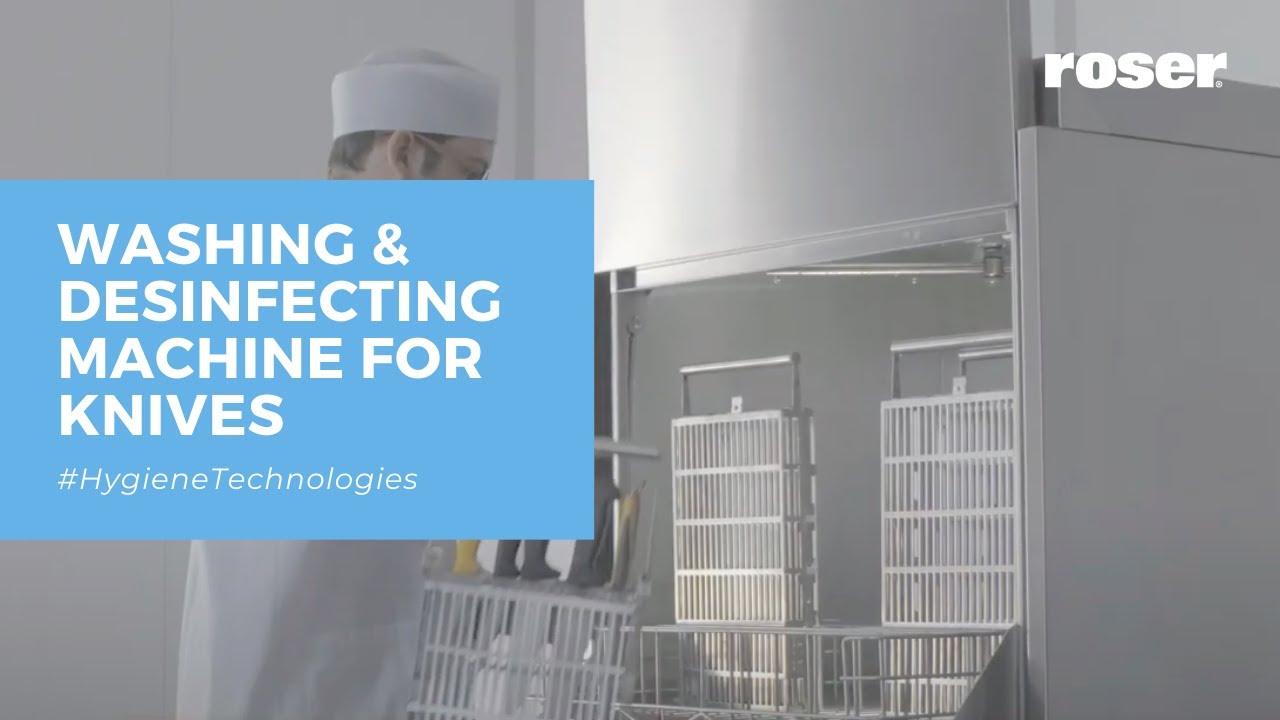 Washing & desinfecting machine for KNIVES | model MC-24 | ROSER GROUP