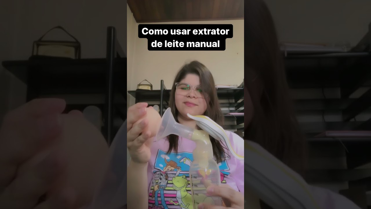 Como usar um extrator de leite manual da Medela.