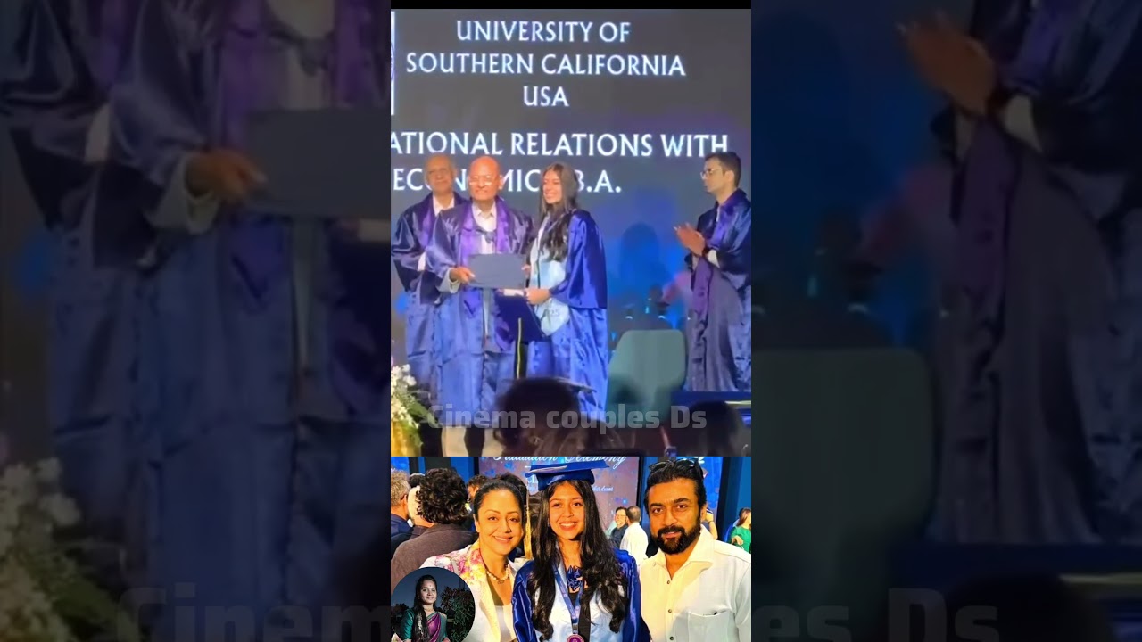 💚actor Surya with wife Jyothika daughter 😍 cute lovely couples 💫🥰💖