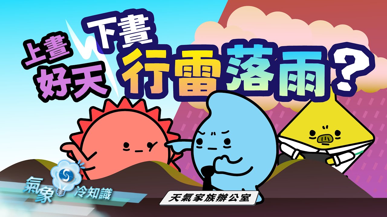 上晝好天，下晝行雷落雨？