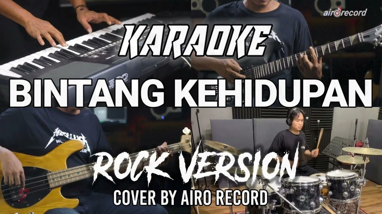 Bintang Kehidupan - Karaoke Rock Cover | Airo Record