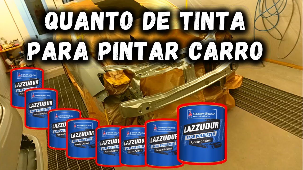 SAIBA CALCULAR a Quanto de Tinta para Pintar um carro? How Much Paint to Paint a Car