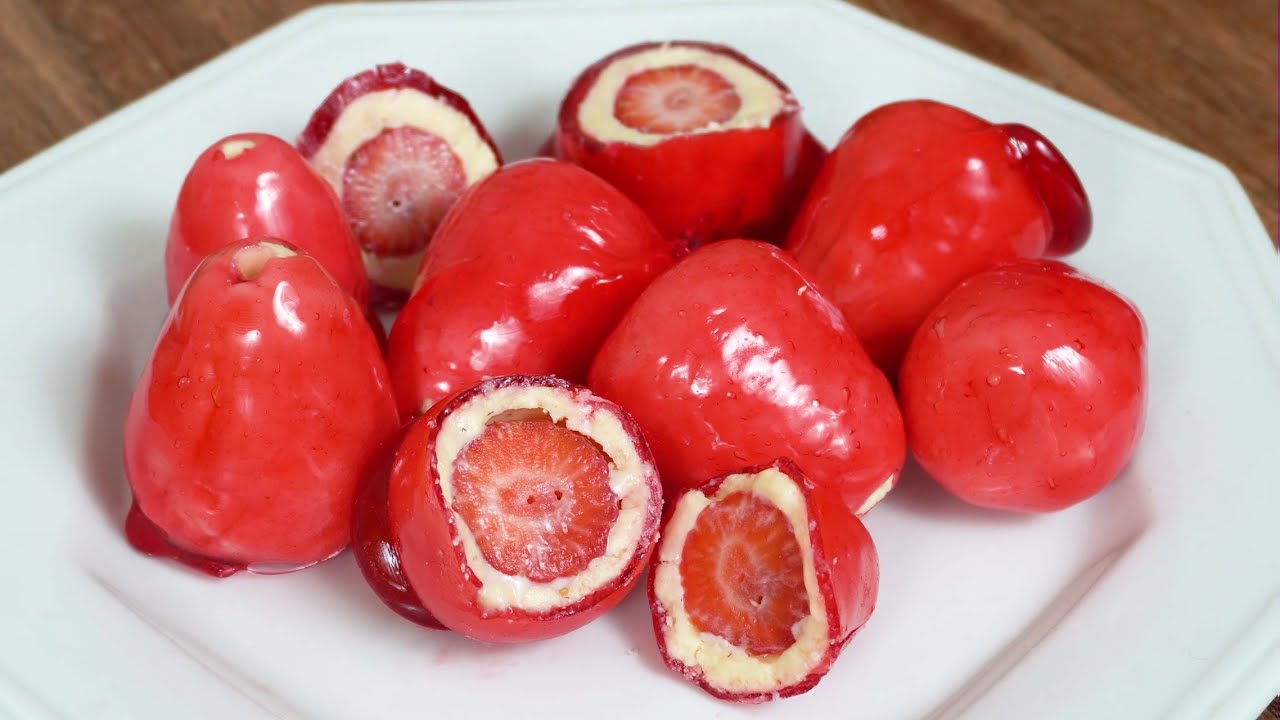 MORANGO DO AMOR, faça essa receita e se surpreenda com o sabor.