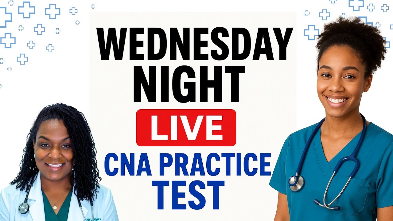 ✨ LIVE CNA Practice Test ✨ 50 Questions with Nurse Eunice