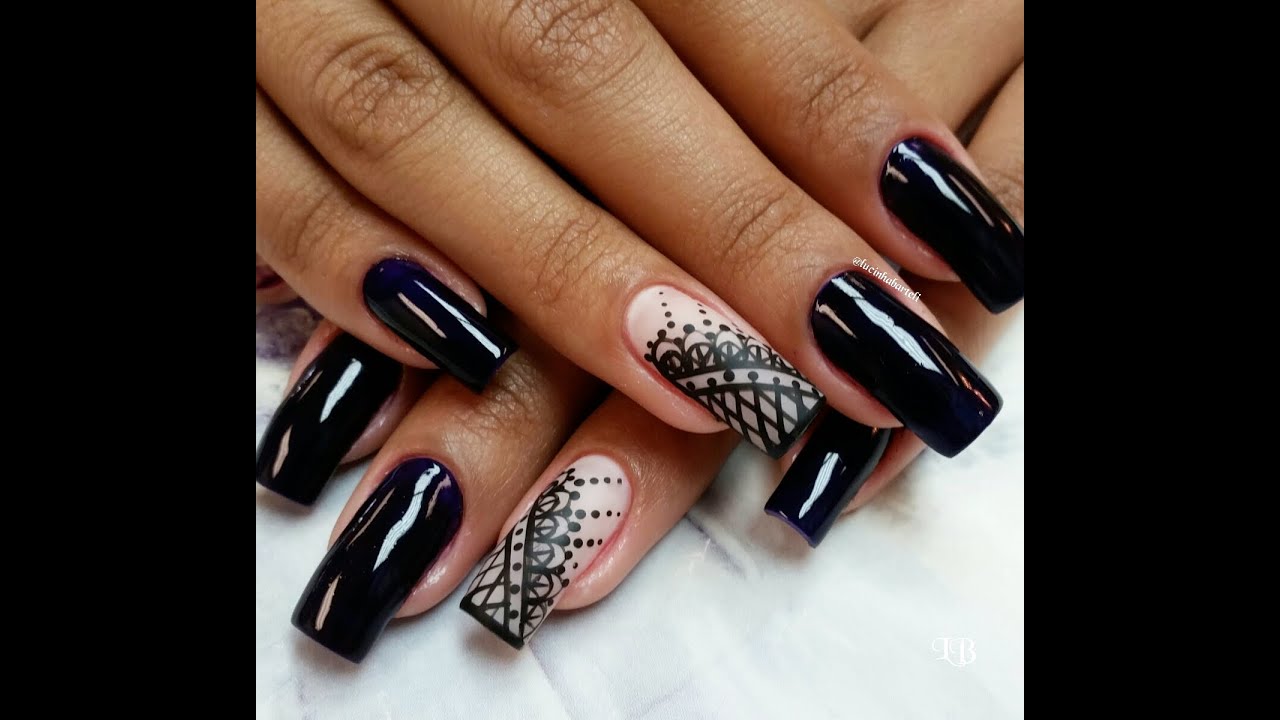 Lace Nail Art Fosca