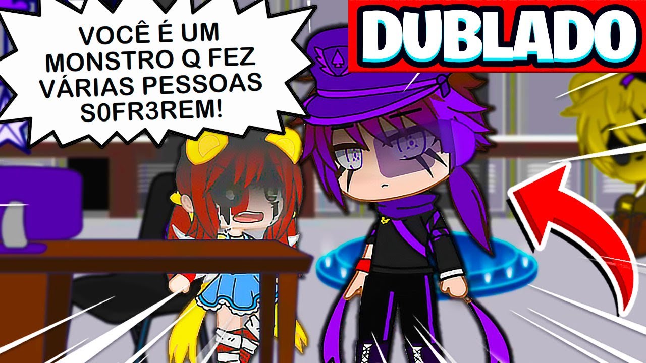 WILLIAM AFTON E CASSIDY ALGEMADOS POR 24 HORAS ! MINI FILME GACHA CLUB