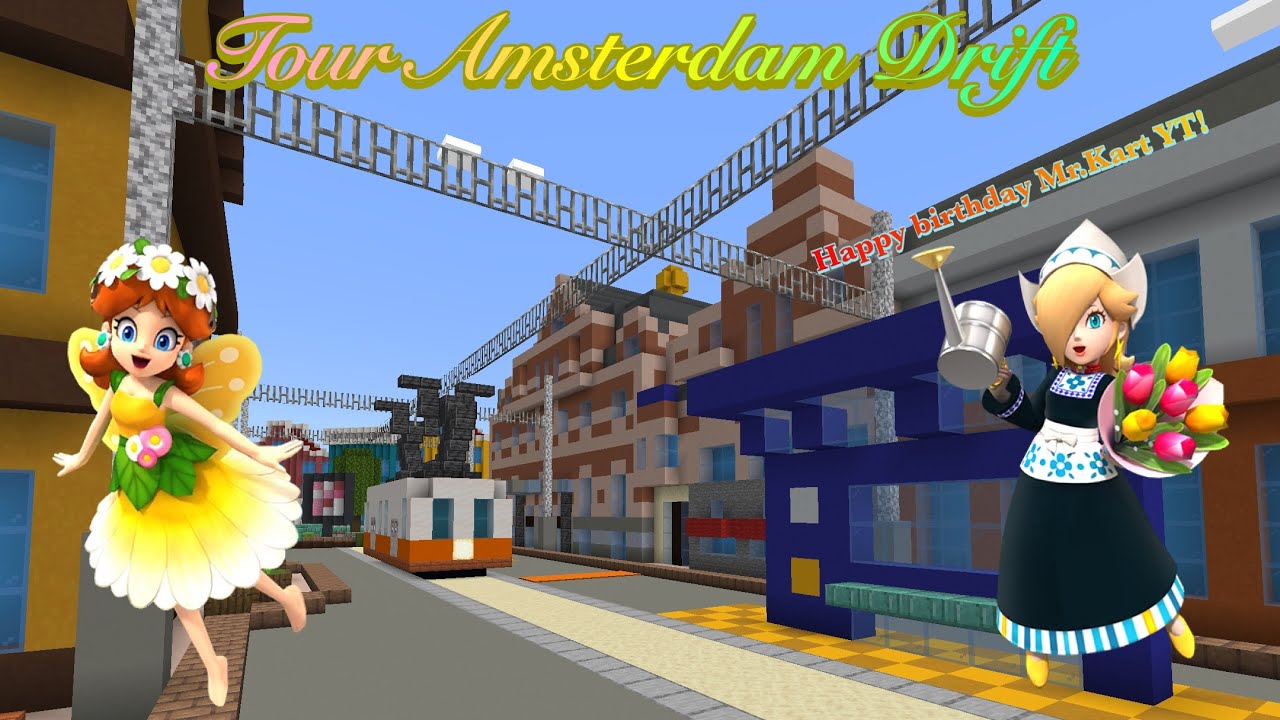 Tour Amsterdam Drift Minecraft Mario Kart 8 Deluxe