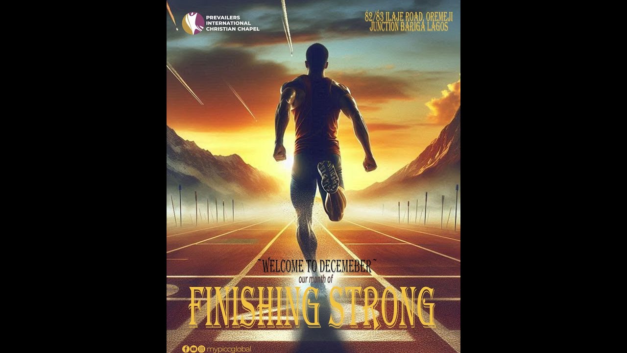 FINISHING STRONG || SUNDAY SERVICE