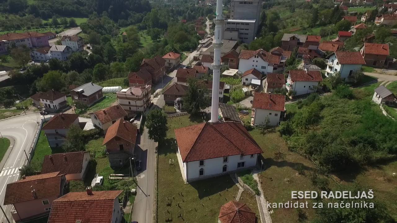 Ustikolina, snimak iz zraka
