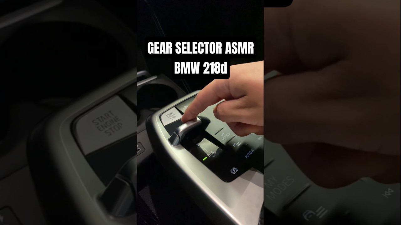 Gear Selector ASMR | 26' BMW 218d #catchingcars #asmrsounds #shortvideo #gearselector  #short #asmr