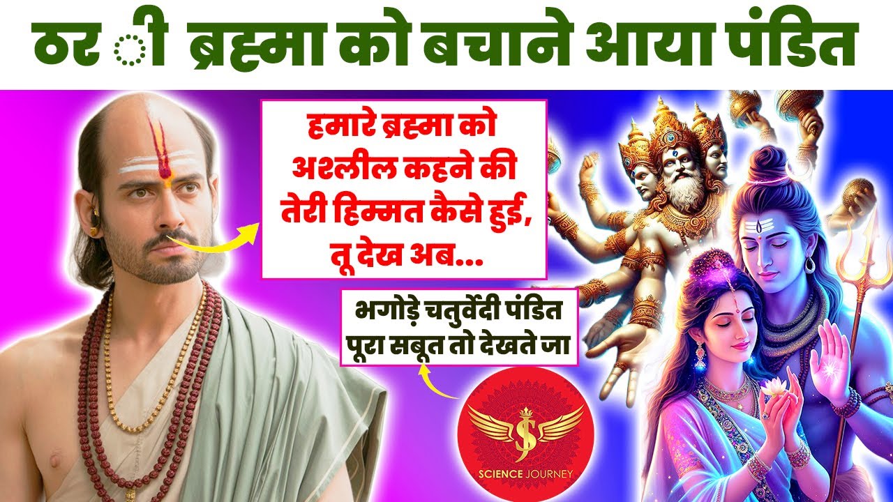 🎯342 | Brahma ki kartut dekh Chaturvedi Braman Bhadka | Shiv ne Gardan kaat di | Science Journey