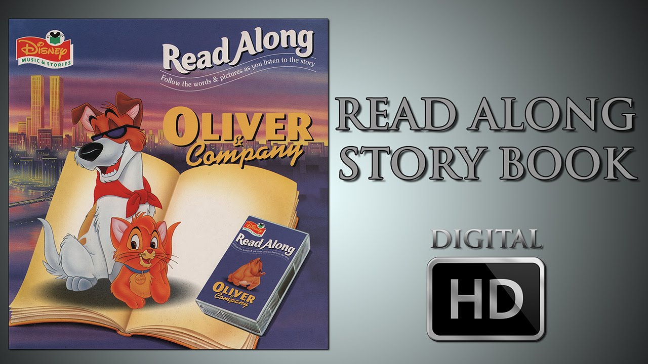Oliver & Company - Read Along Story book - Digital HD - Joey Lawrence - Billy Joel - Cheech Marin